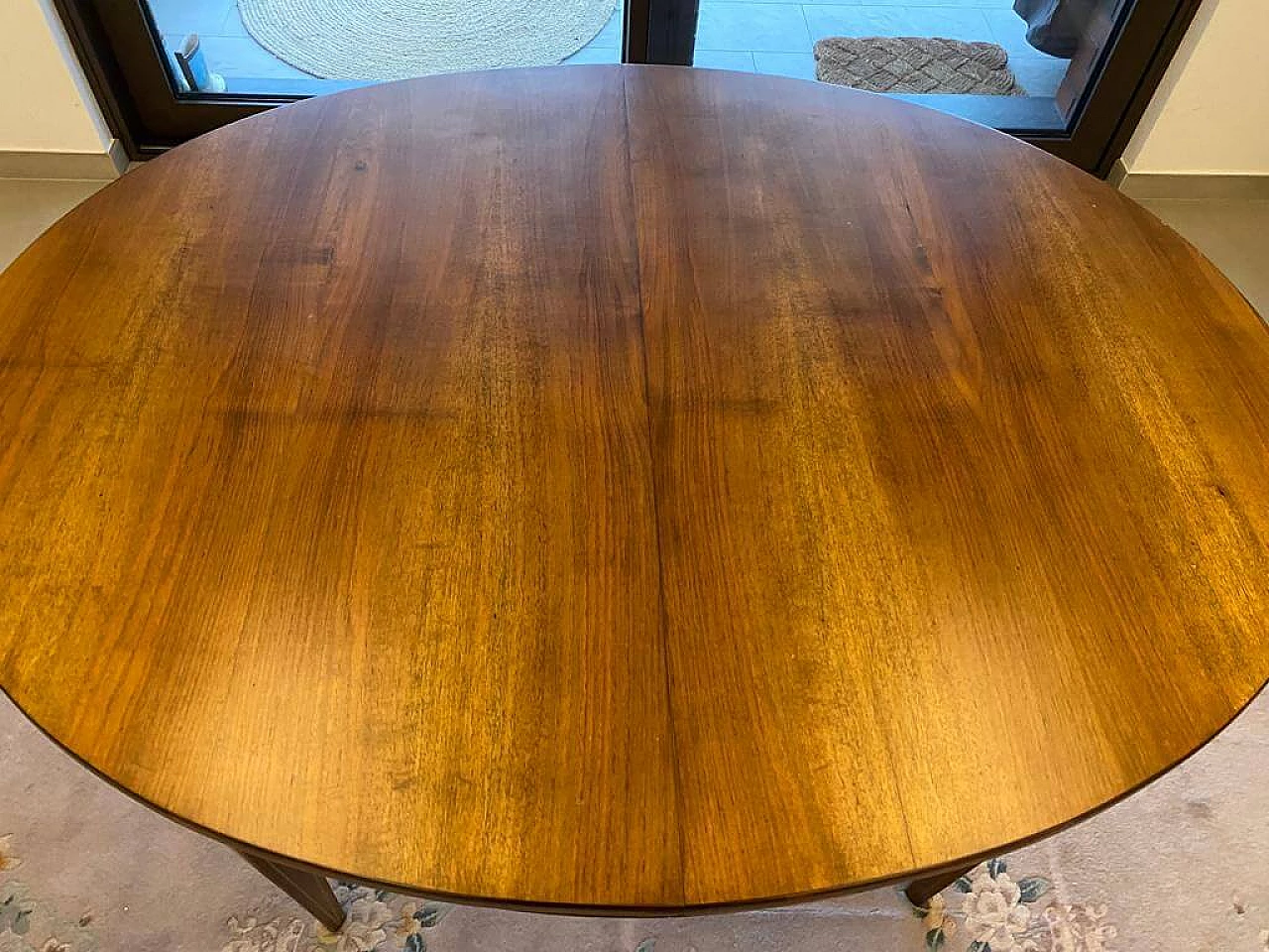 Tavolo ovale allungabile in legno, '800 10