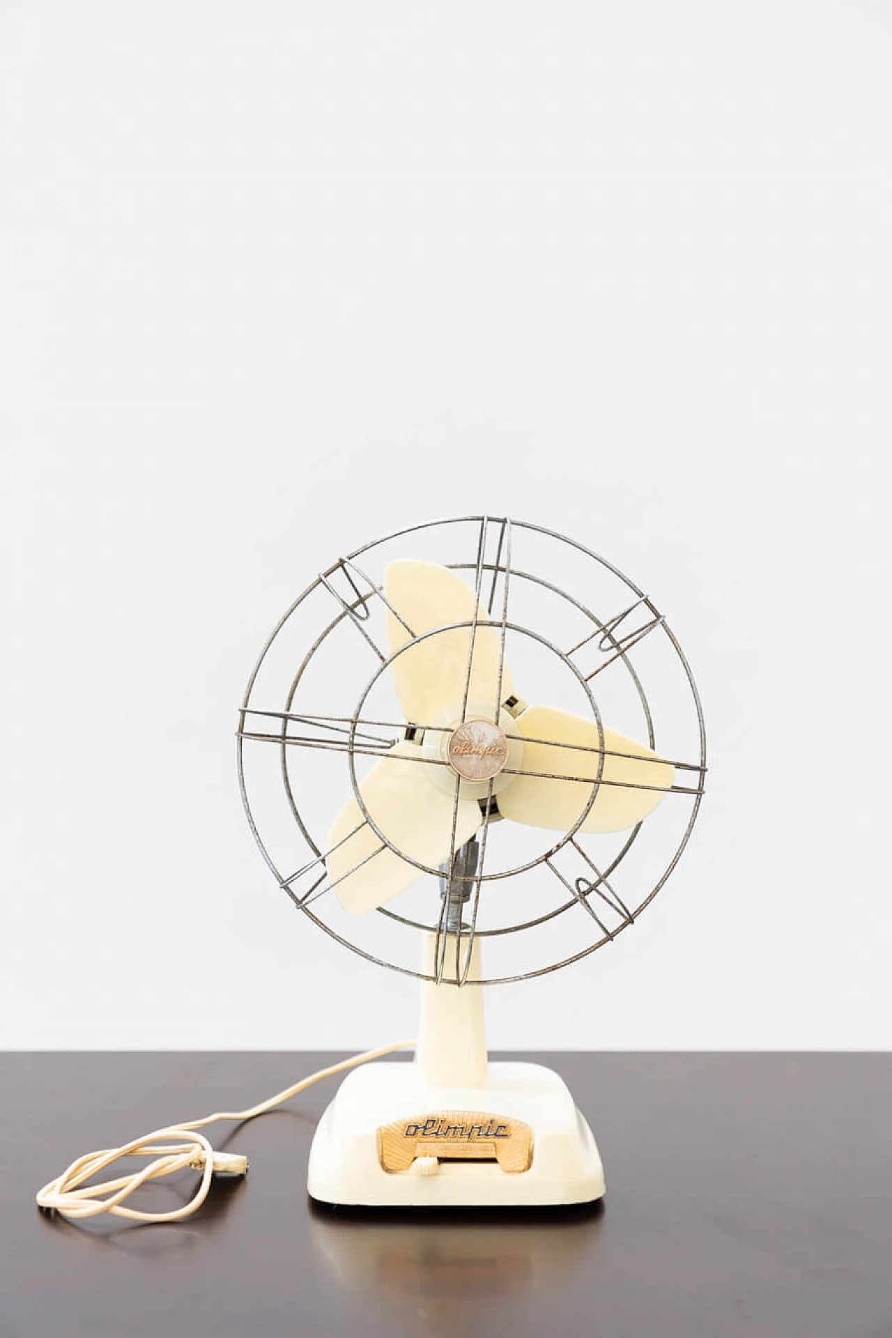 Olympic metal and plastic fan, 1970s 1