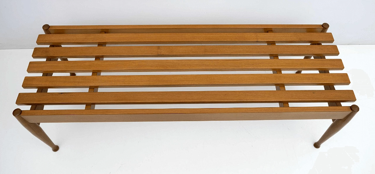 Walnut bench by Gio Ponti for Fratelli Reguitti, 1950s 6