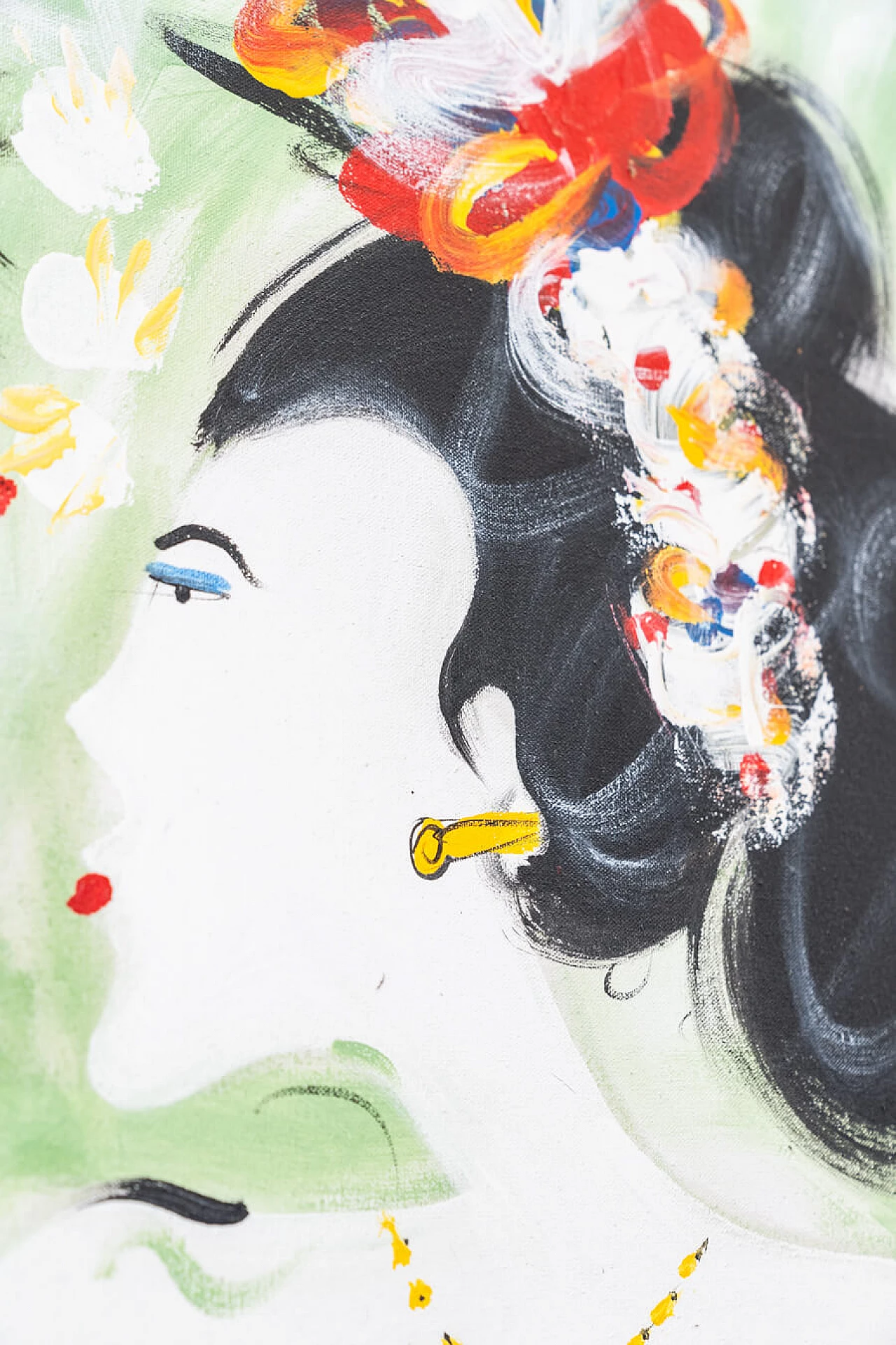 Japanese geisha painting, 2000s 5