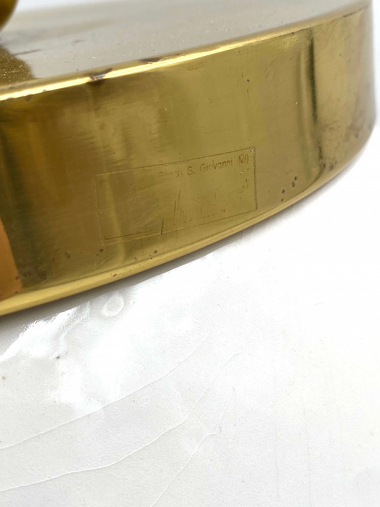 Hollywood Regency white ceramic container, 1970s 16