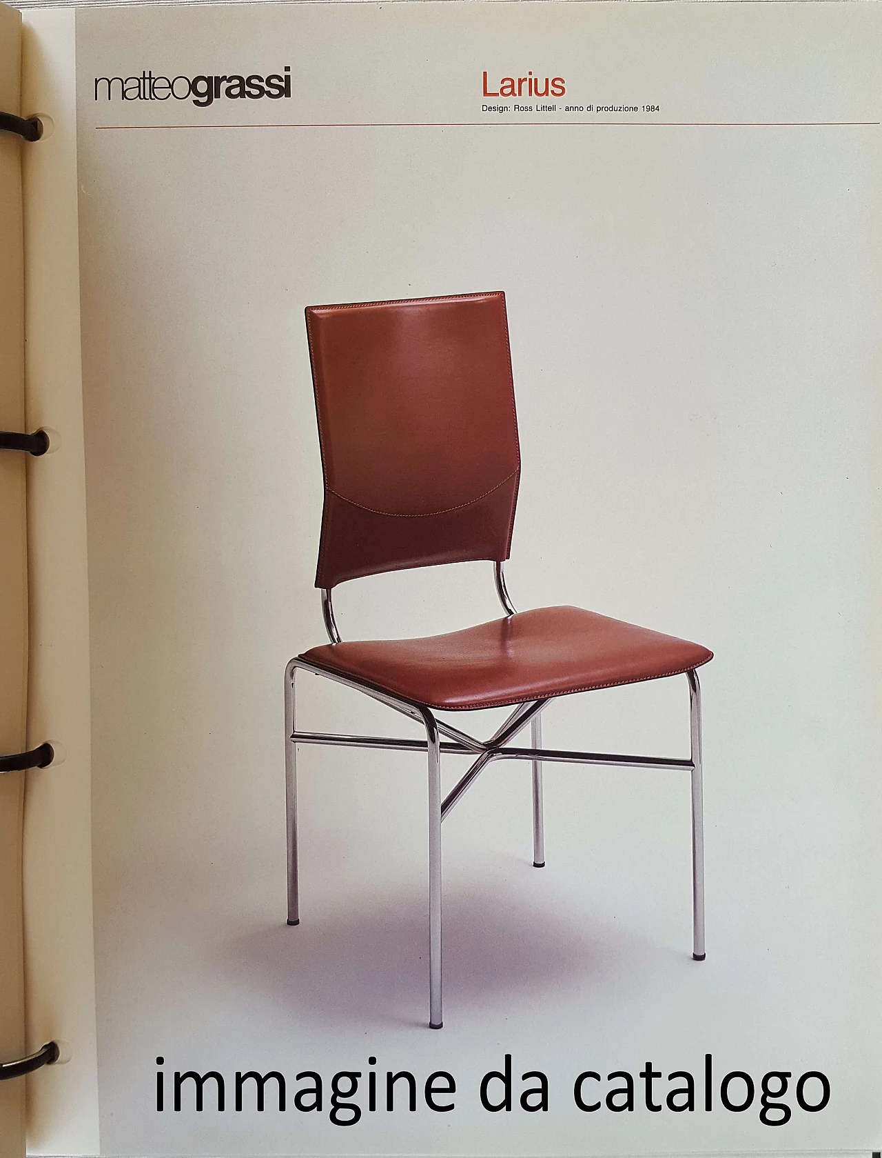 4 Larius chairs by Ross Littell for Matteograssi, 1980s 9