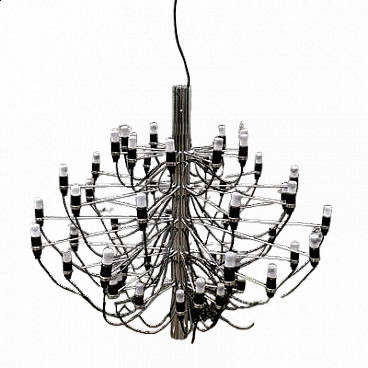 Fifty-bulb chandelier 2097 by Gino Sarfatti for Flos, 2000s