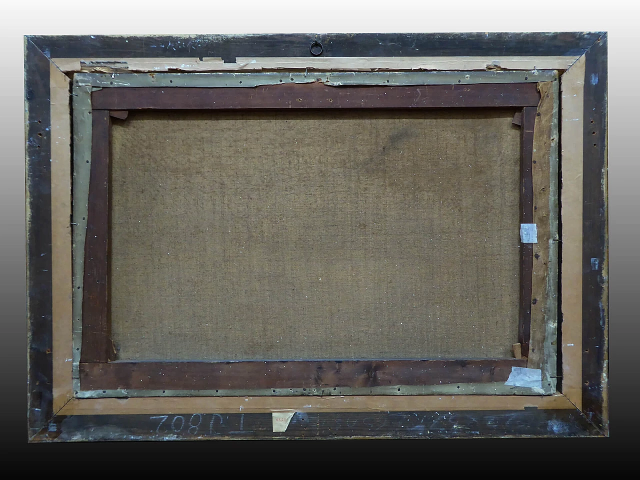 J. B. Allen, View with Windsor Castle, oil on canvas, first half 19th century 7