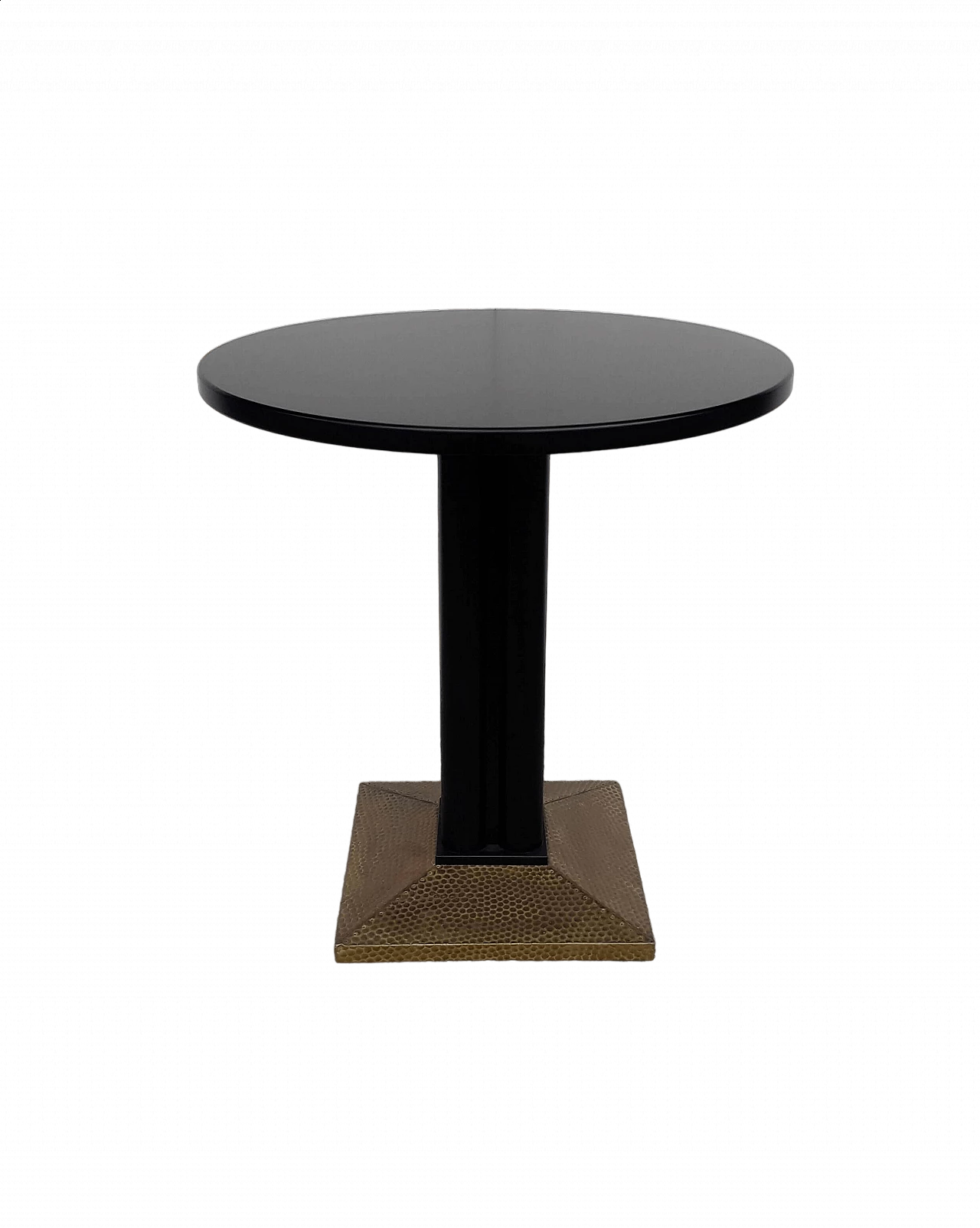 Tavolino in legno e ottone nello stile di Josef Hoffmann per Thonet 11
