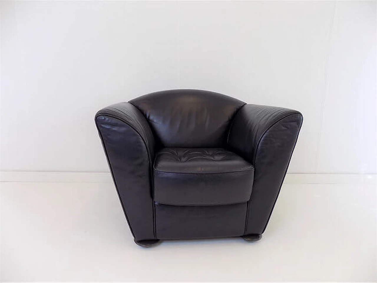 Zelda leather armchair by Peter Maly for Cor, 1980s 4