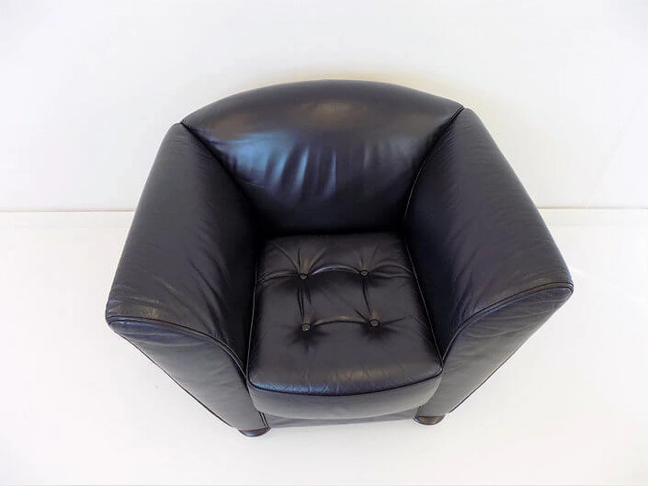 Zelda leather armchair by Peter Maly for Cor, 1980s 5