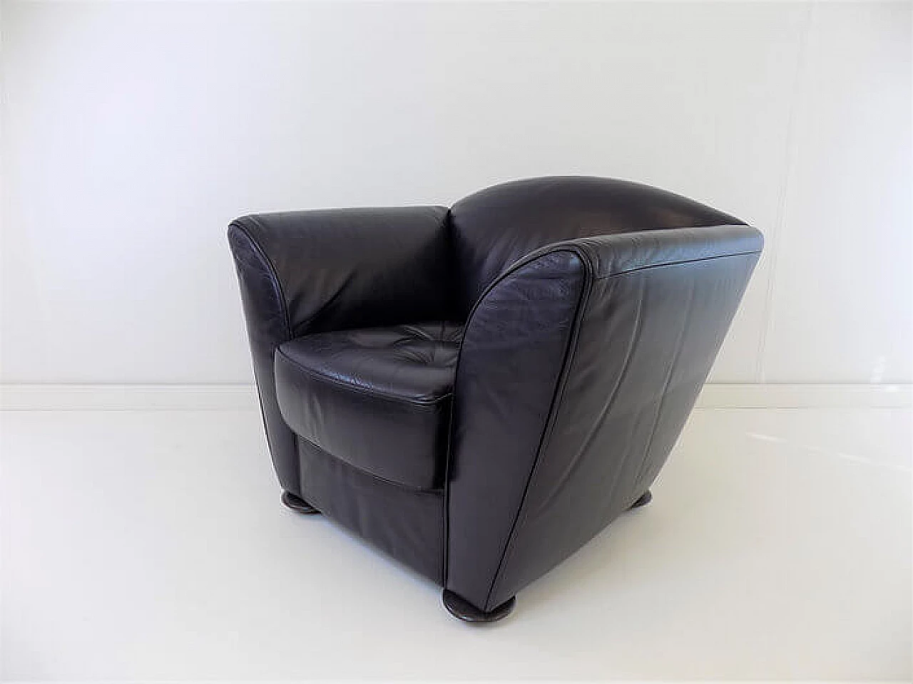 Zelda leather armchair by Peter Maly for Cor, 1980s 6