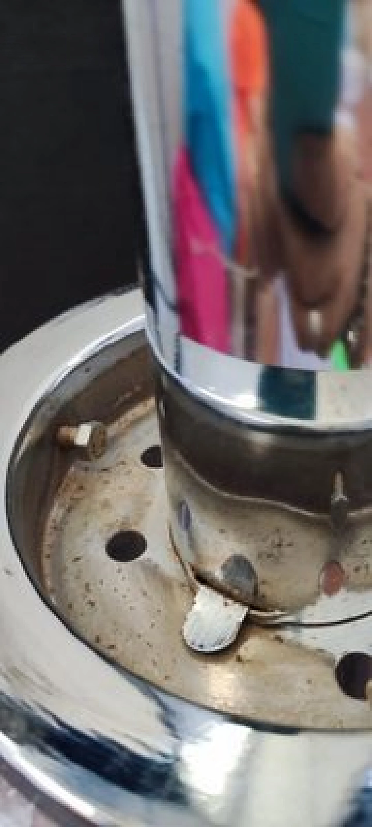 Round glass pendant lamp by Targetti Sankey, 1970s 10