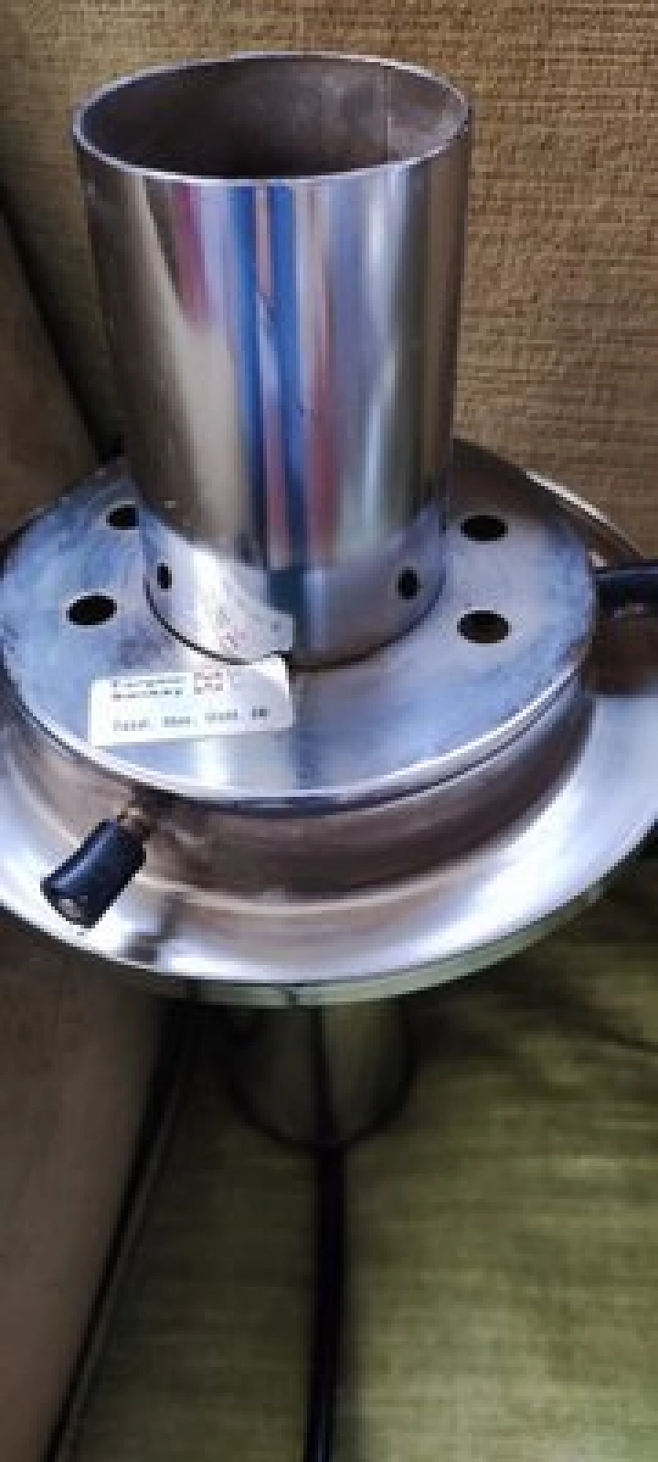 Round glass pendant lamp by Targetti Sankey, 1970s 13