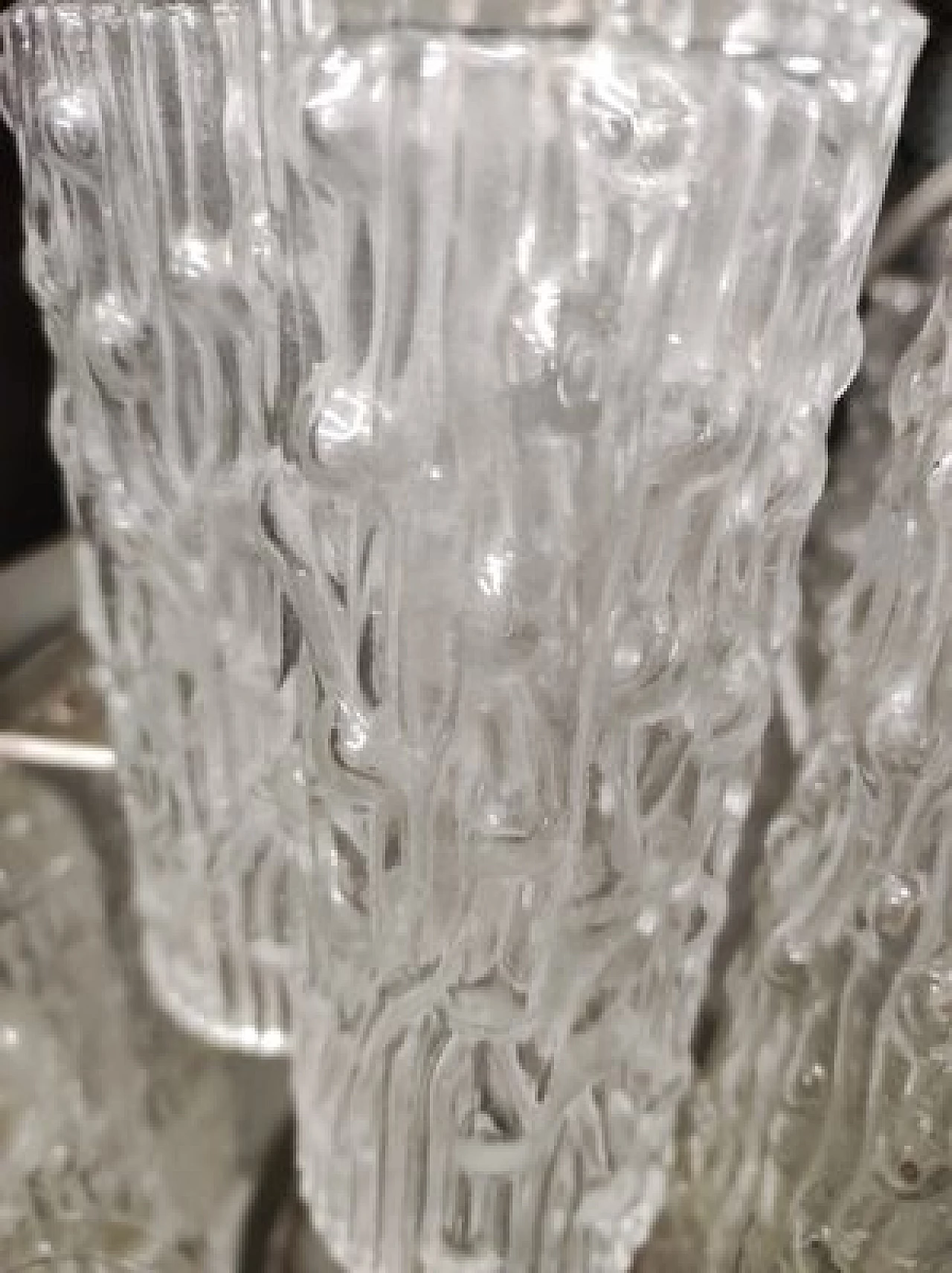 Three-tier Murano glass chandelier, 1970s 11