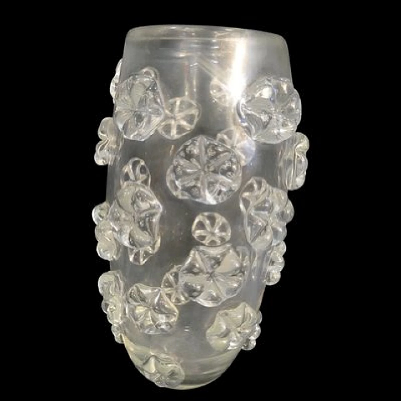 Murano glass vase with stars by Ercole Barovier, 1964 1