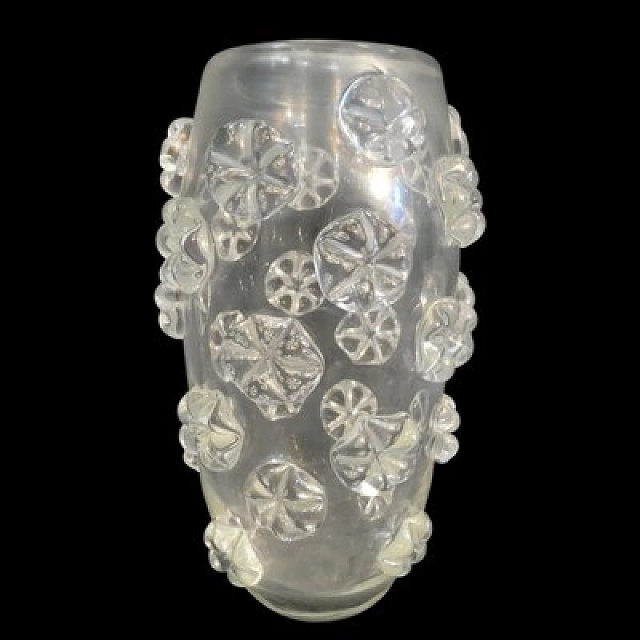 Murano glass vase with stars by Ercole Barovier, 1964 2