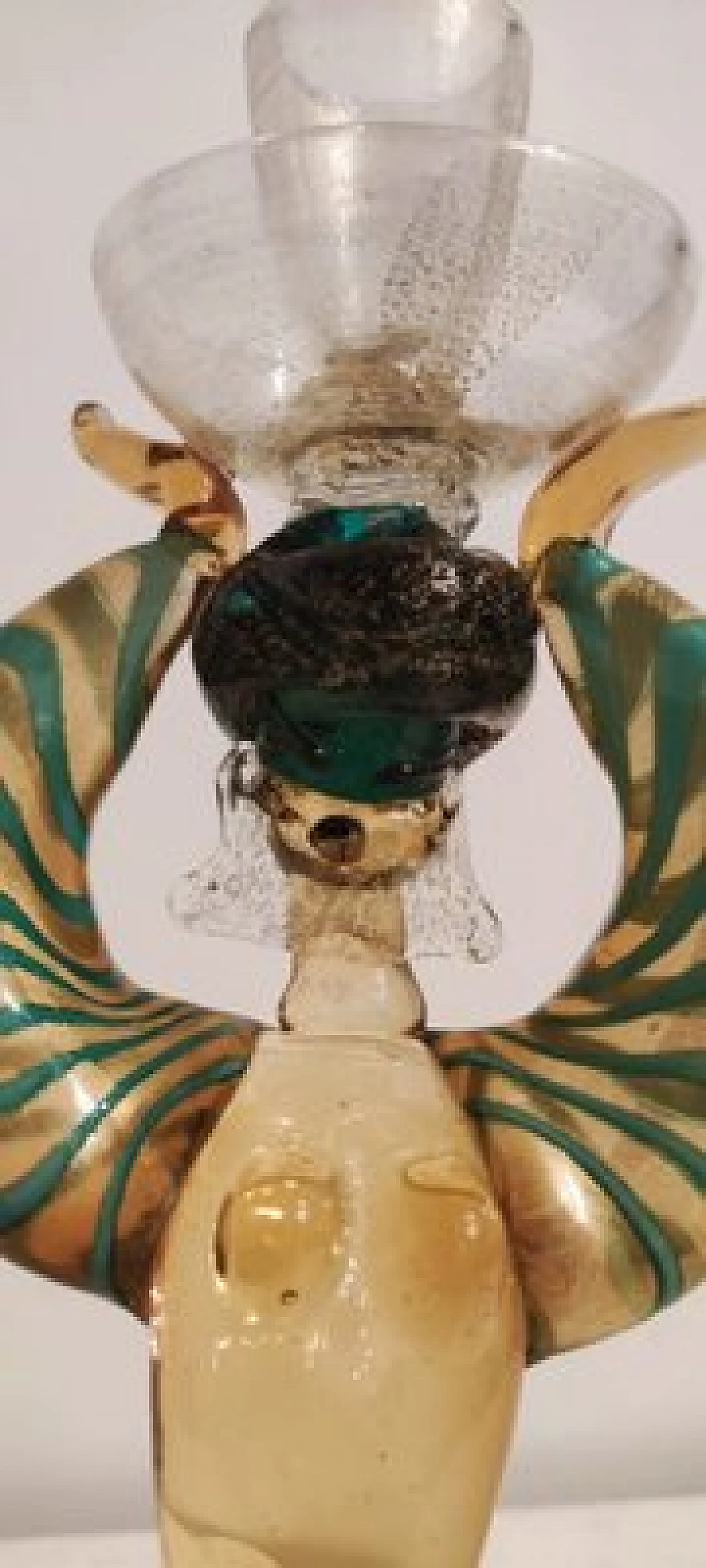 Odalisque candleholder in Murano glass, 1950s 7