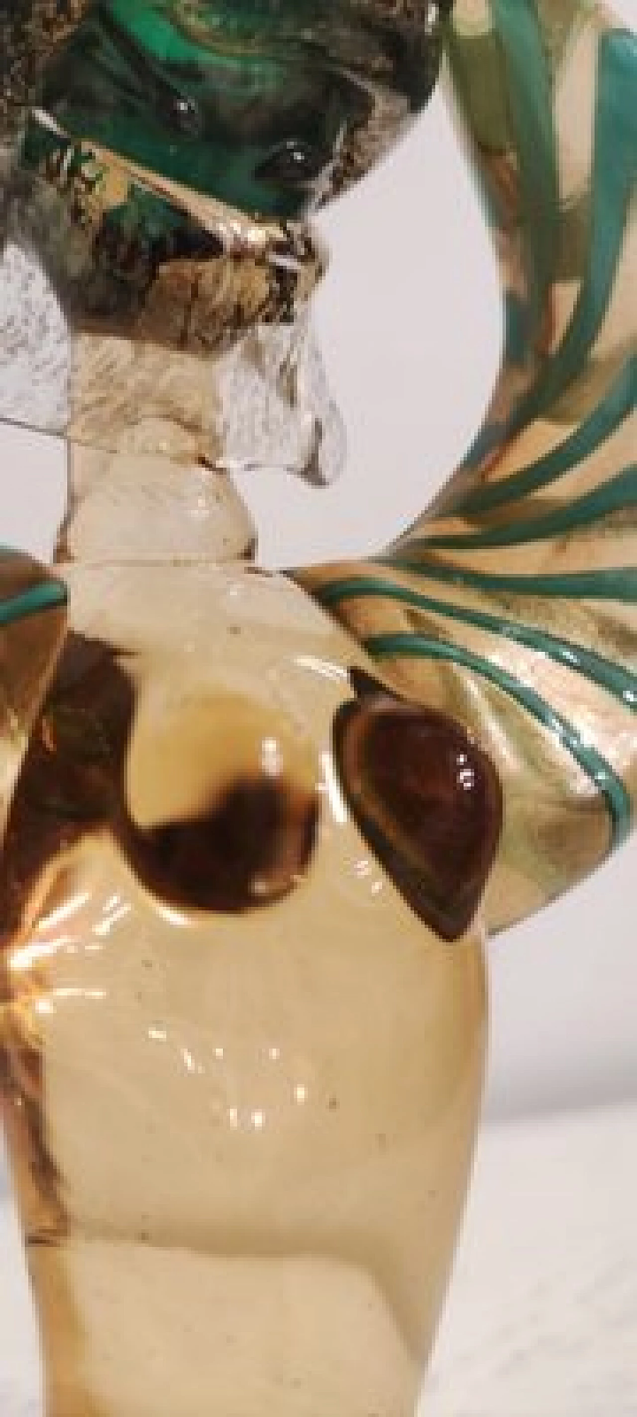 Odalisque candleholder in Murano glass, 1950s 10