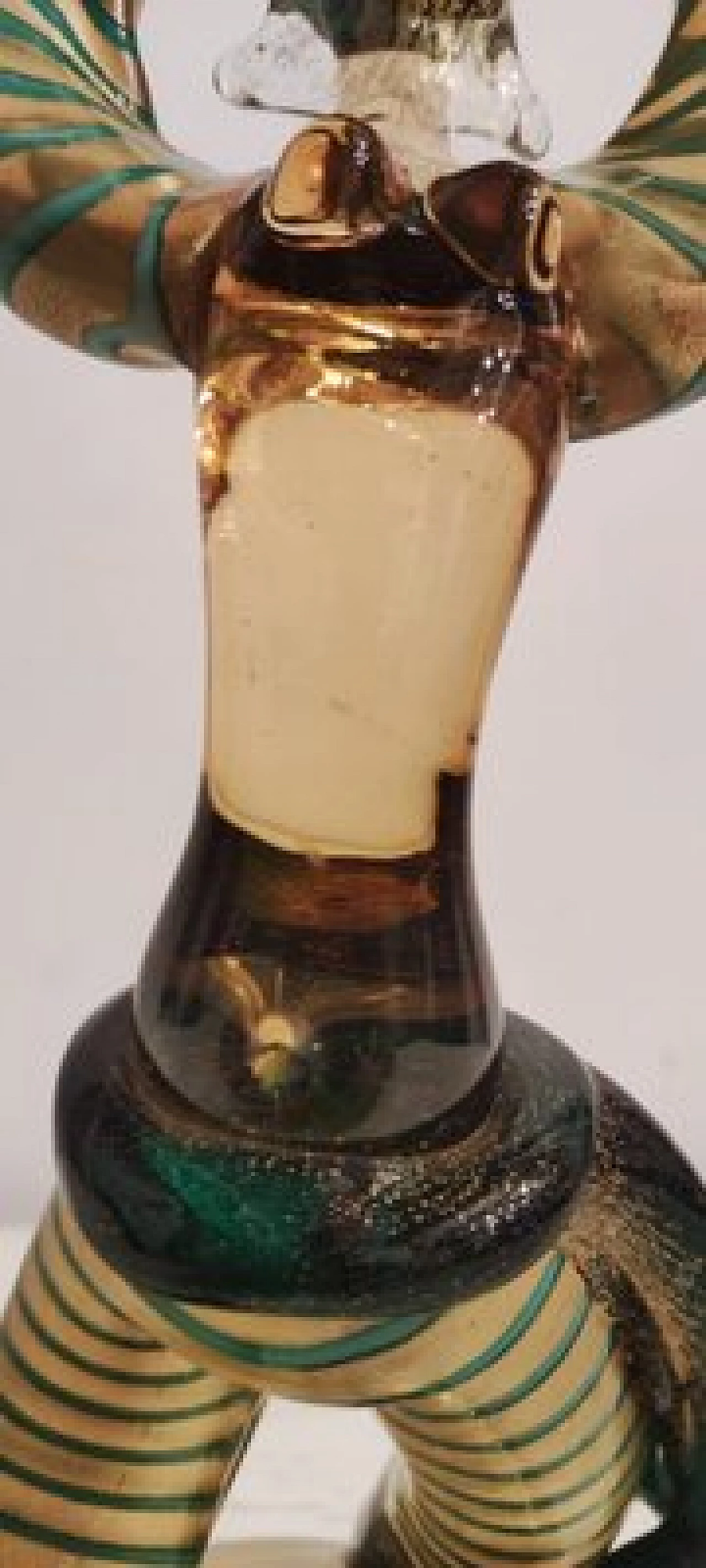Odalisque candleholder in Murano glass, 1950s 11