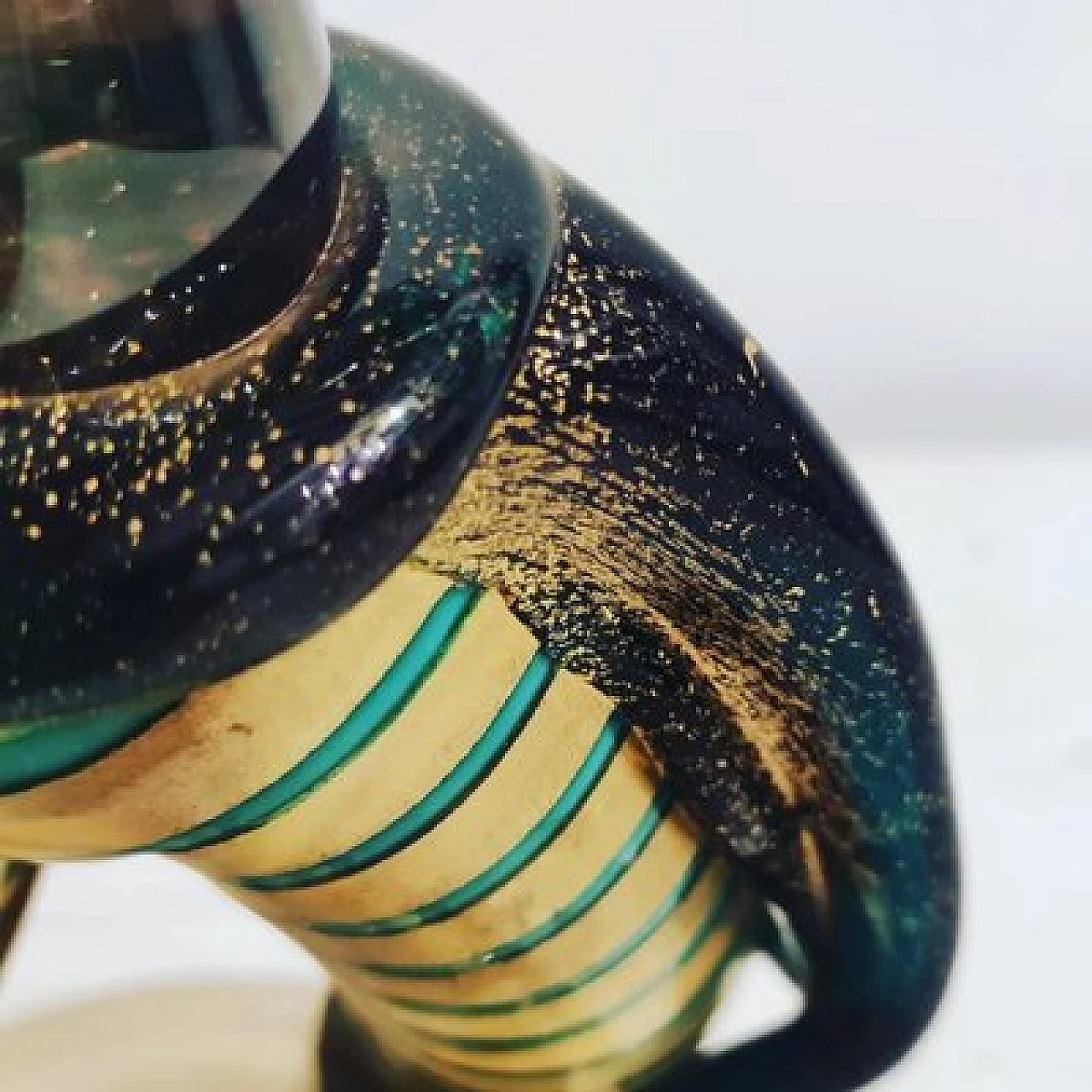 Odalisque candleholder in Murano glass, 1950s 13