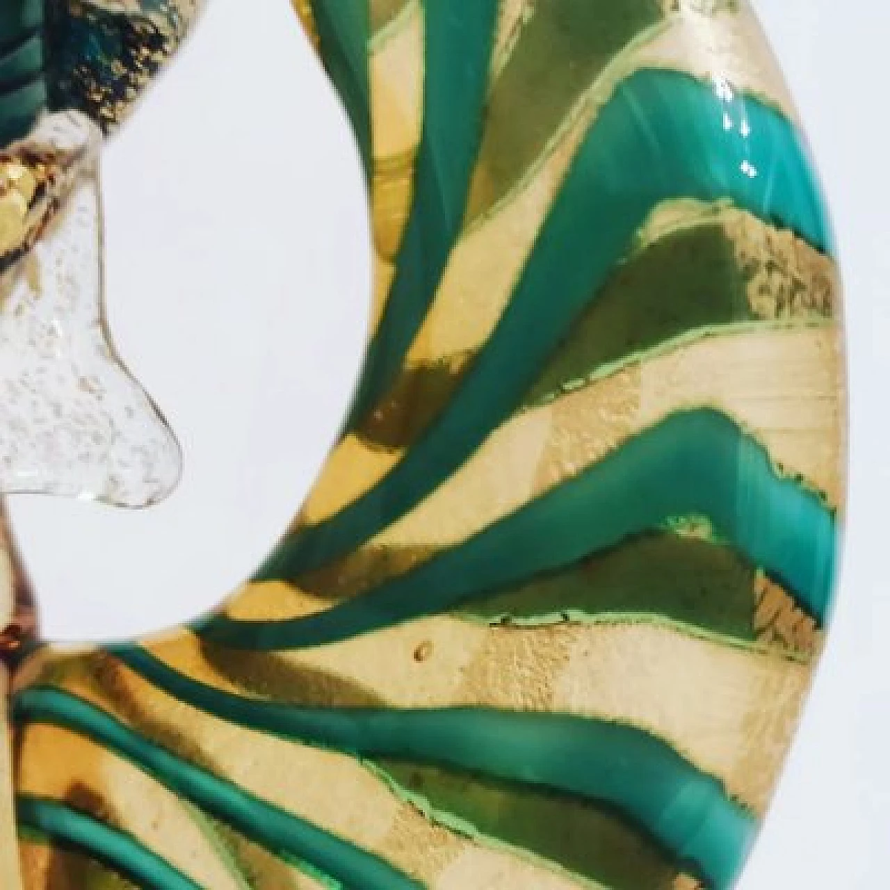 Odalisque candleholder in Murano glass, 1950s 15