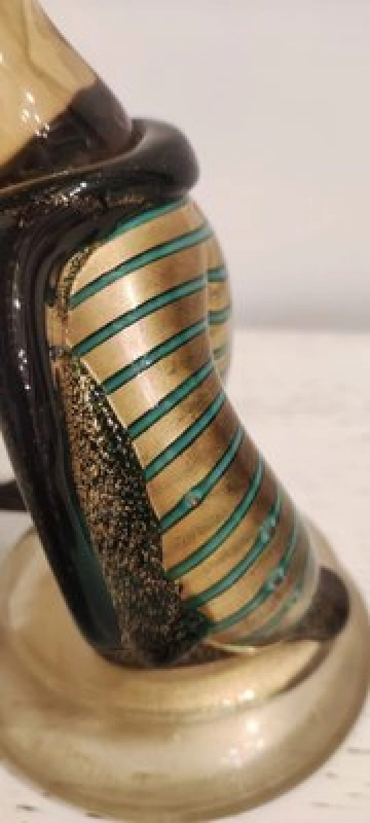 Odalisque candleholder in Murano glass, 1950s 17