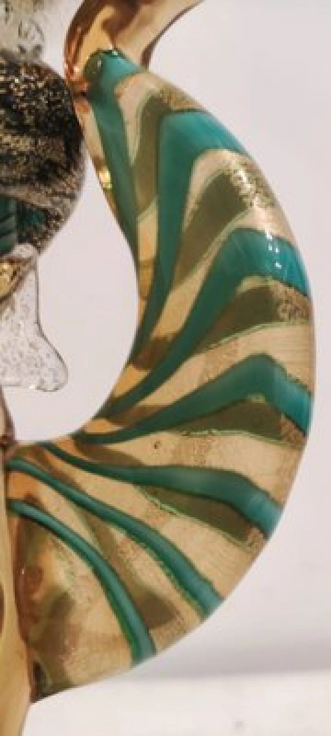 Odalisque candleholder in Murano glass, 1950s 18