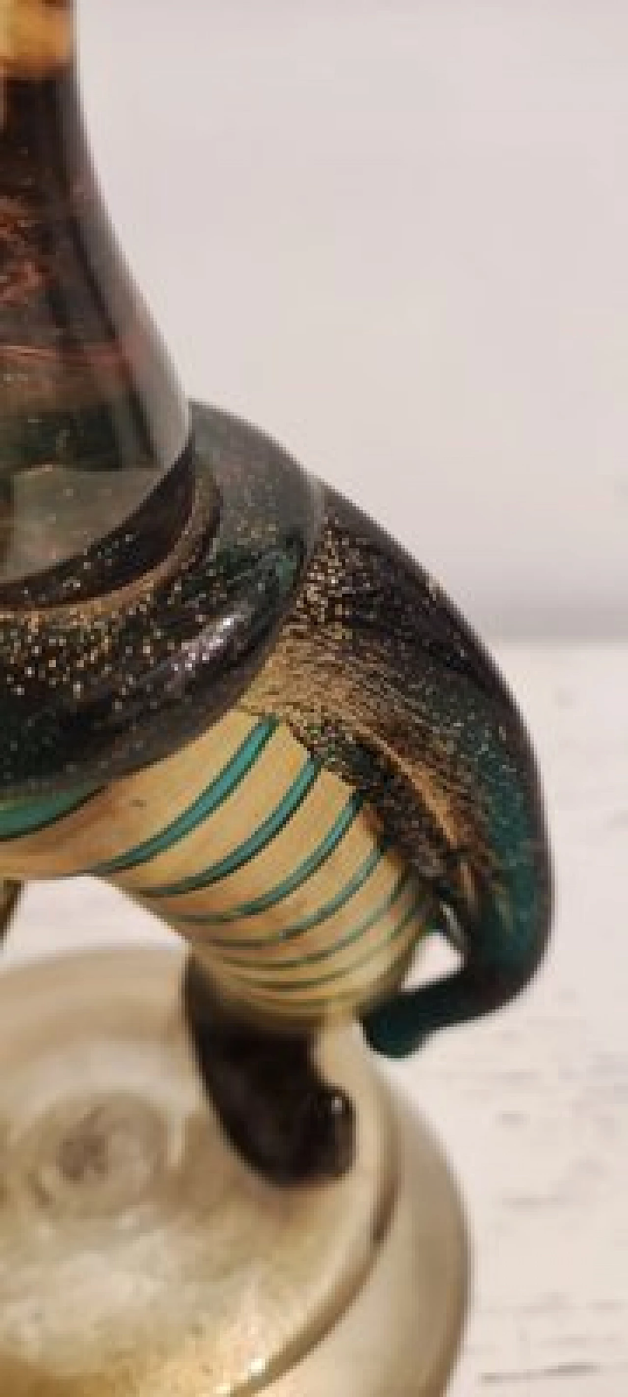 Odalisque candleholder in Murano glass, 1950s 19