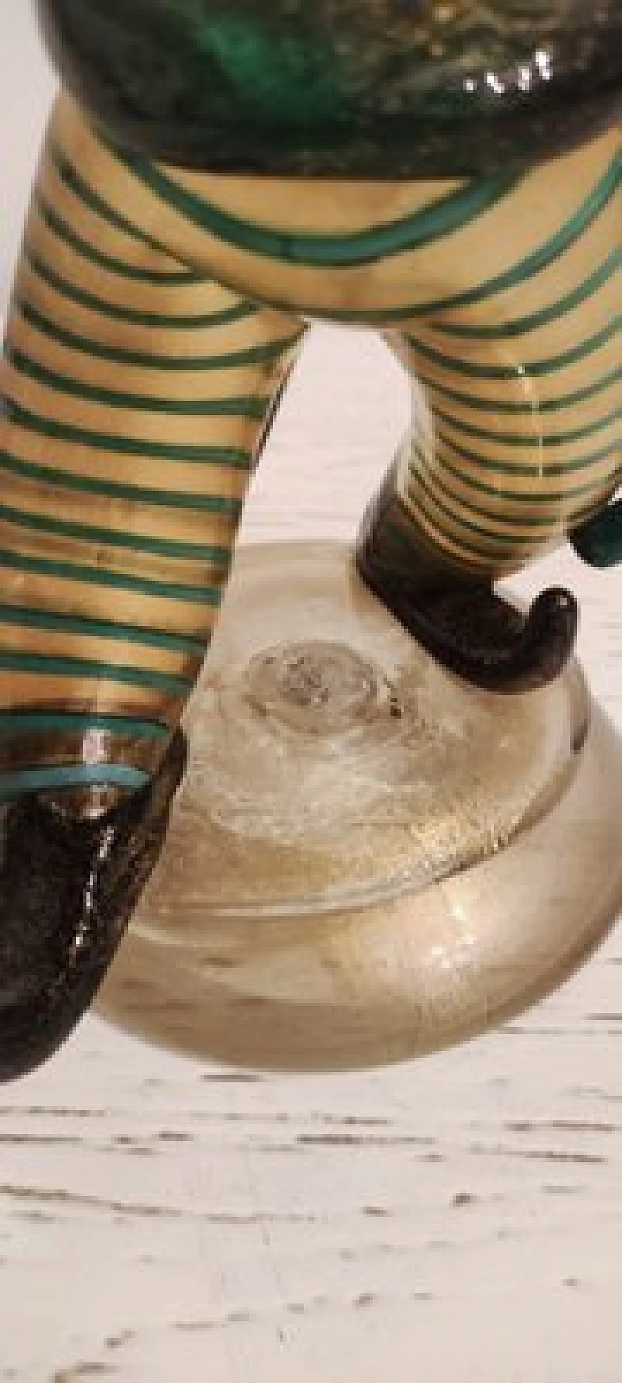 Odalisque candleholder in Murano glass, 1950s 20