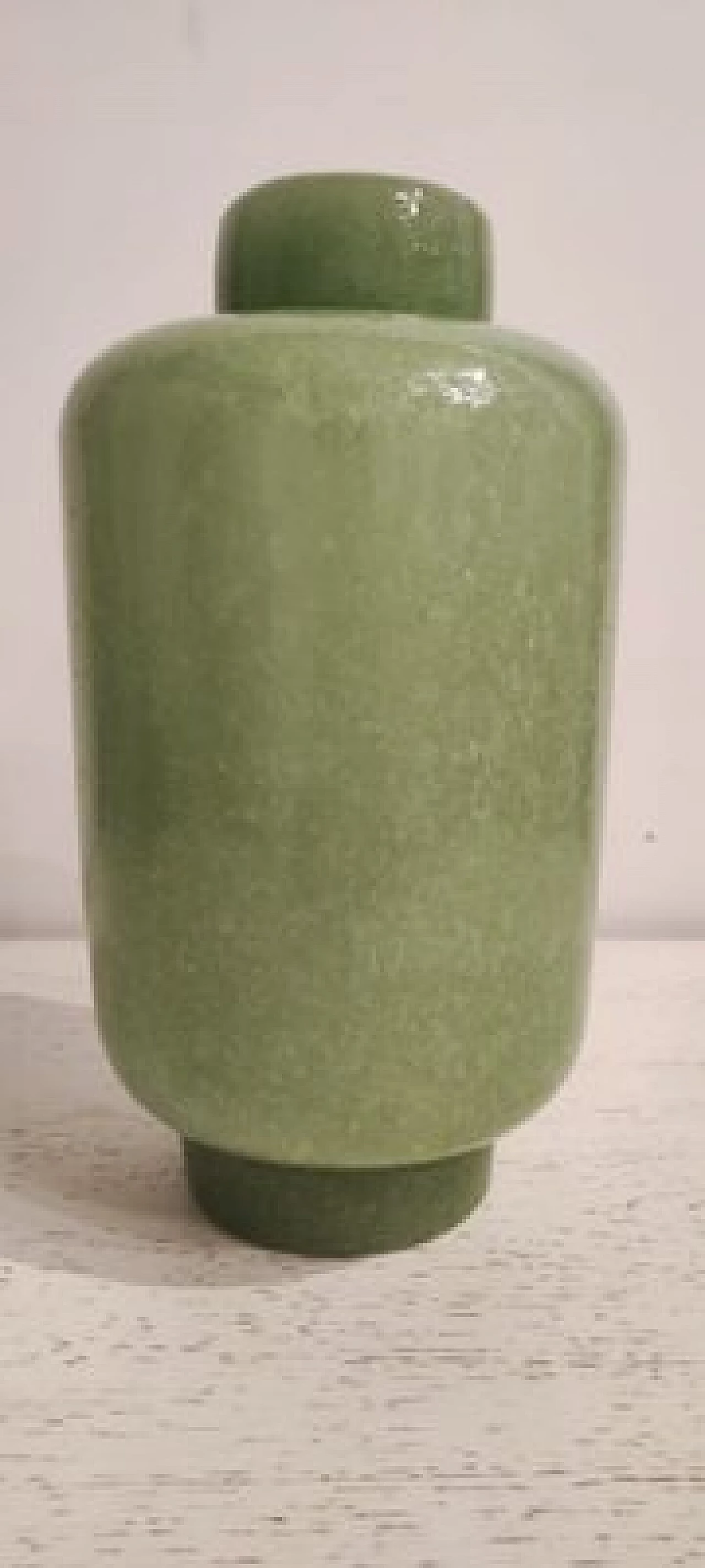 Vaso in vetro di Murano pulegoso attribuito a Flavio Poli per Seguso Vetri d'Arte, anni '30 1