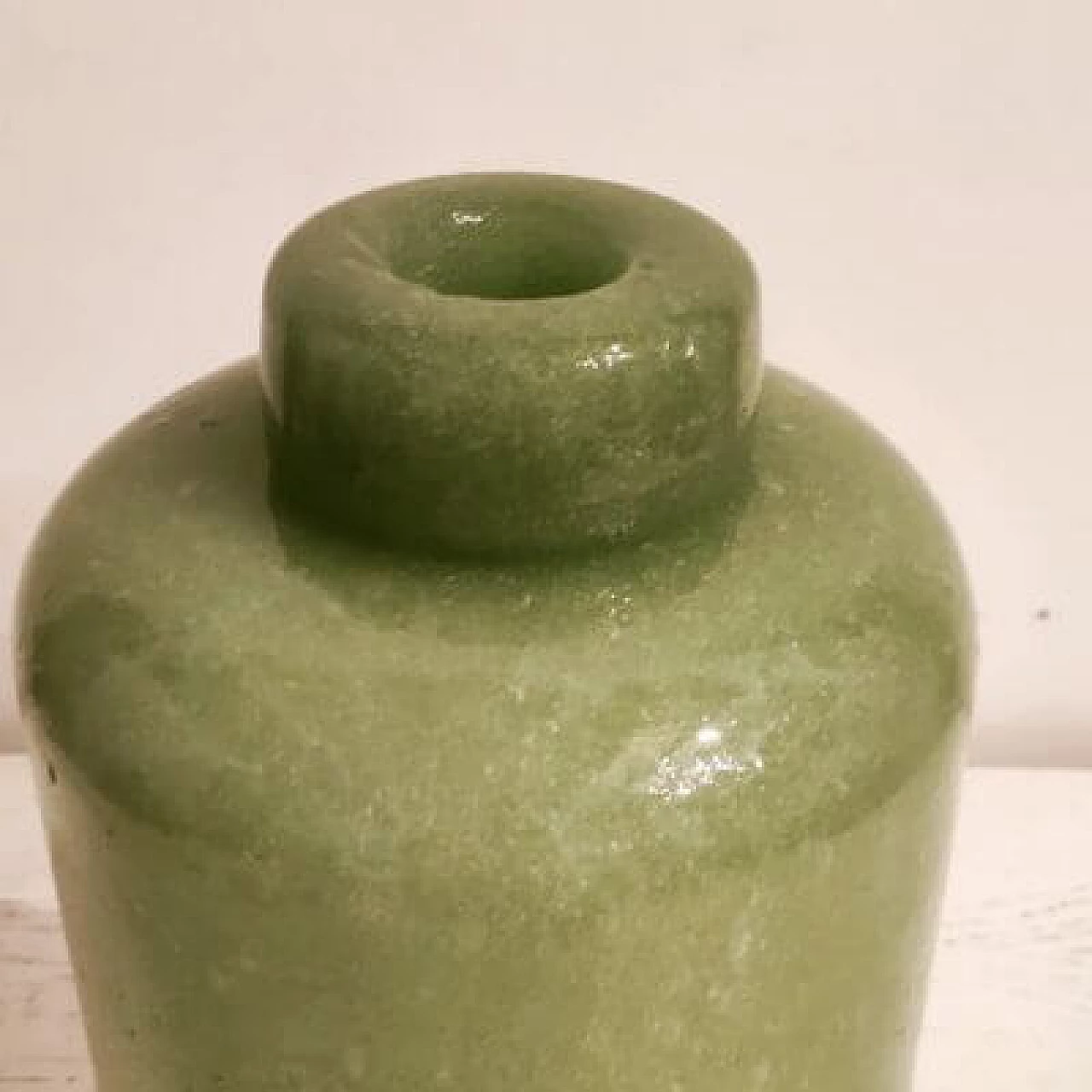 Vaso in vetro di Murano pulegoso attribuito a Flavio Poli per Seguso Vetri d'Arte, anni '30 5