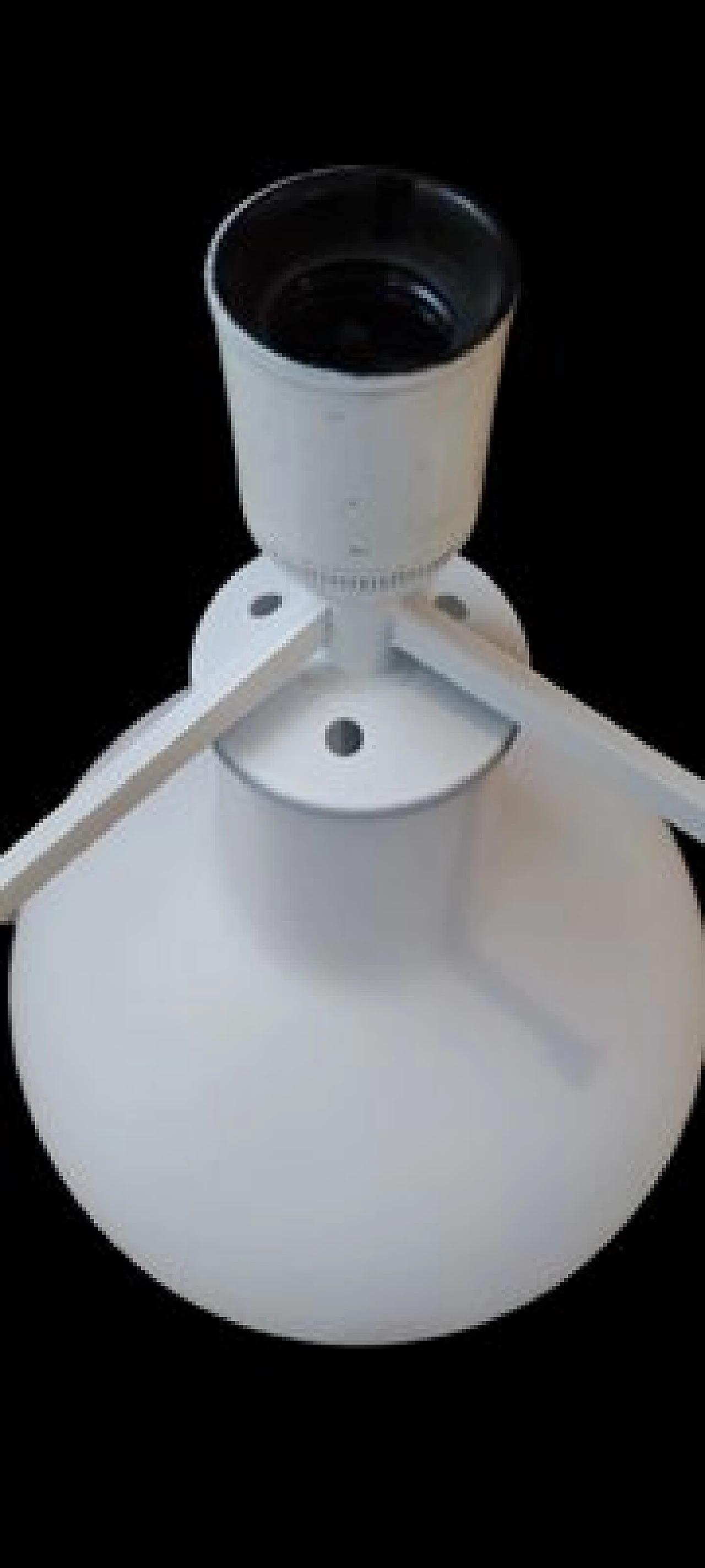 Table lamp 1853 in milky glass by Max Ingrand for Fontana Arte, 1954 8