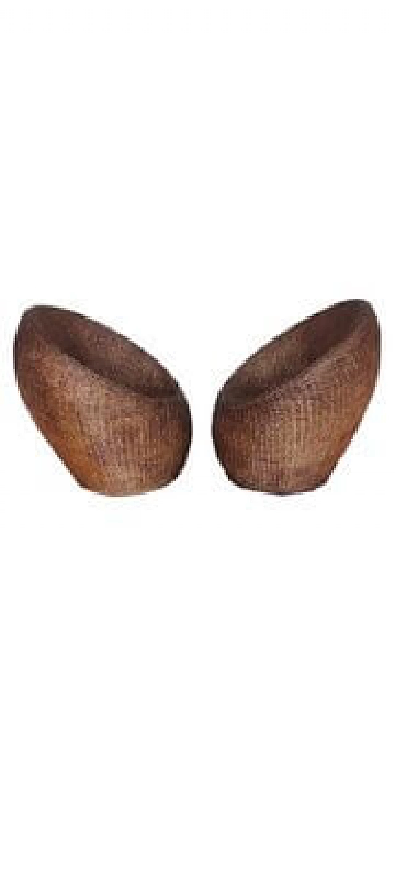 Pair of rattan chairs and coffee table, 1950s 5