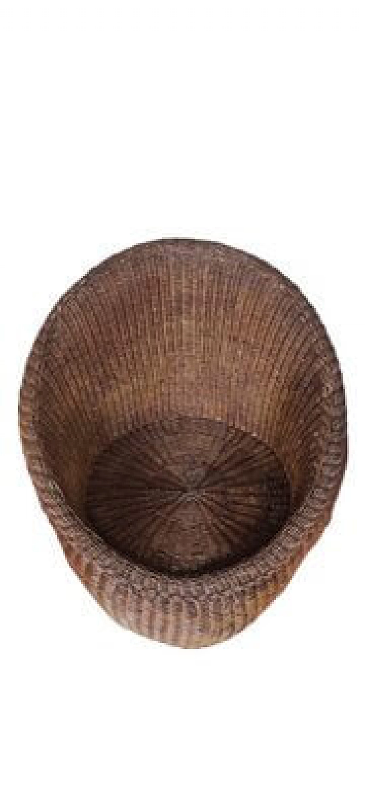 Pair of rattan chairs and coffee table, 1950s 6