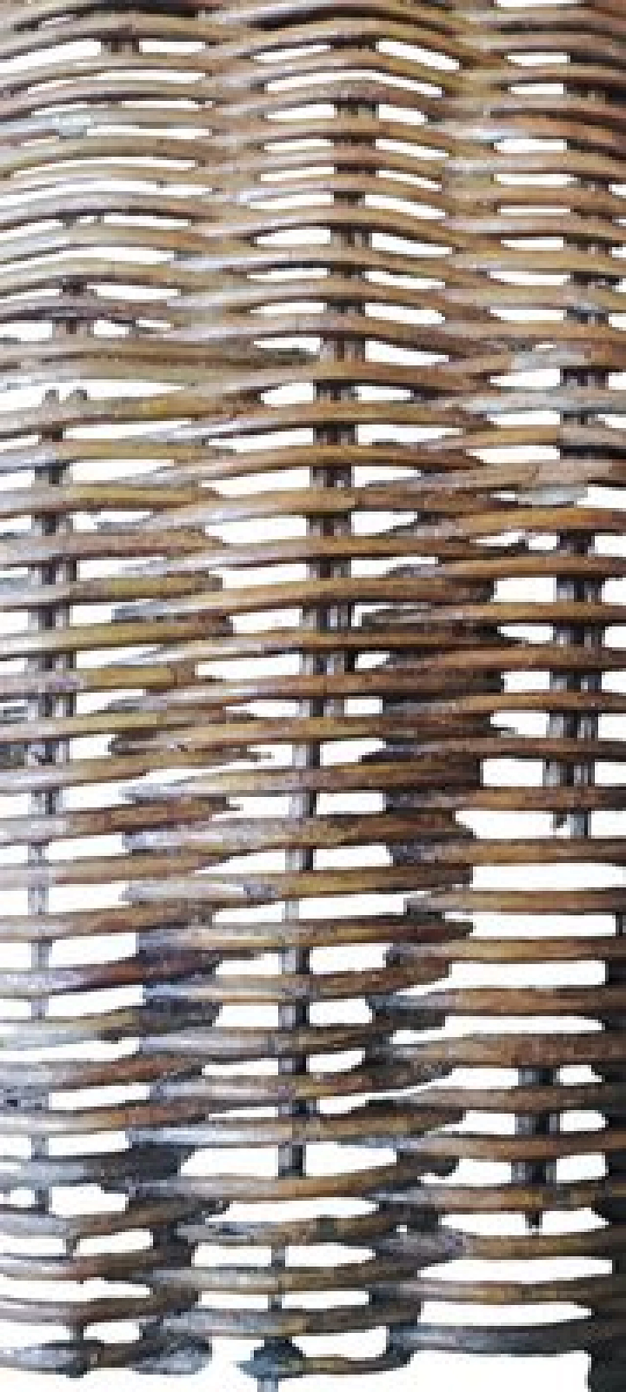 Pair of rattan chairs and coffee table, 1950s 12