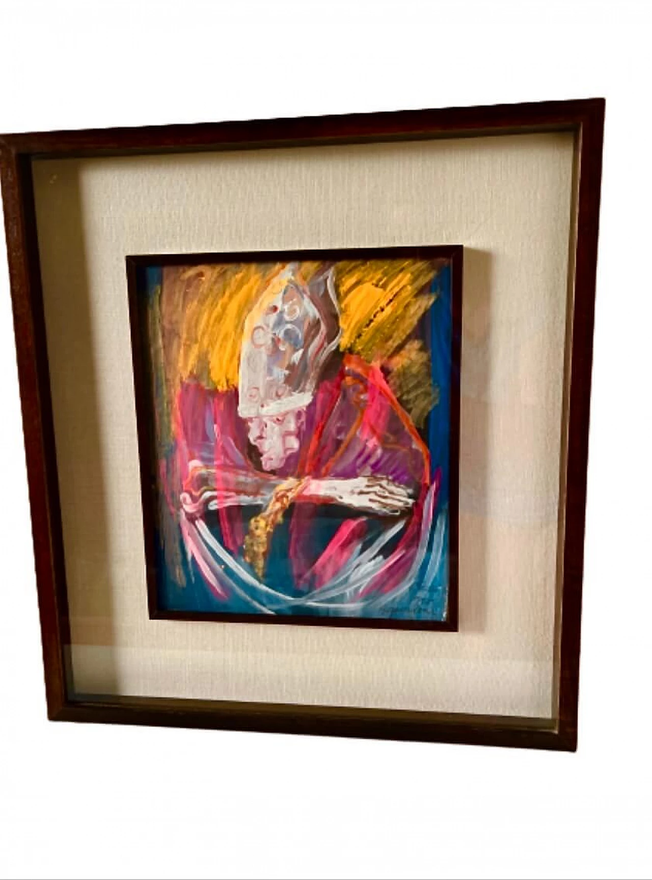 Aldo Borgonzoni, cardinale, dipinto a olio su tela, 1965 1