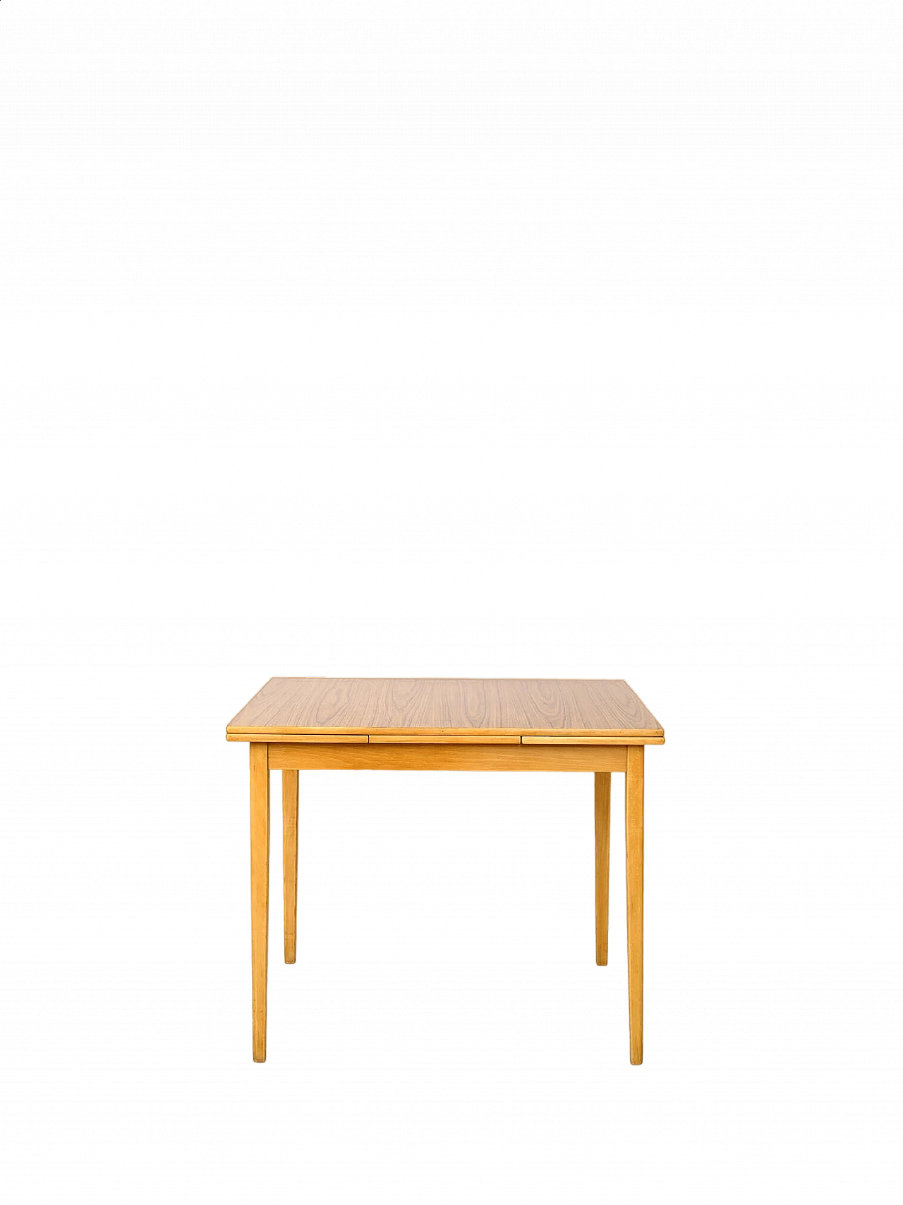 Tavolo allungabile in betulla con piano in formica, anni '60 11