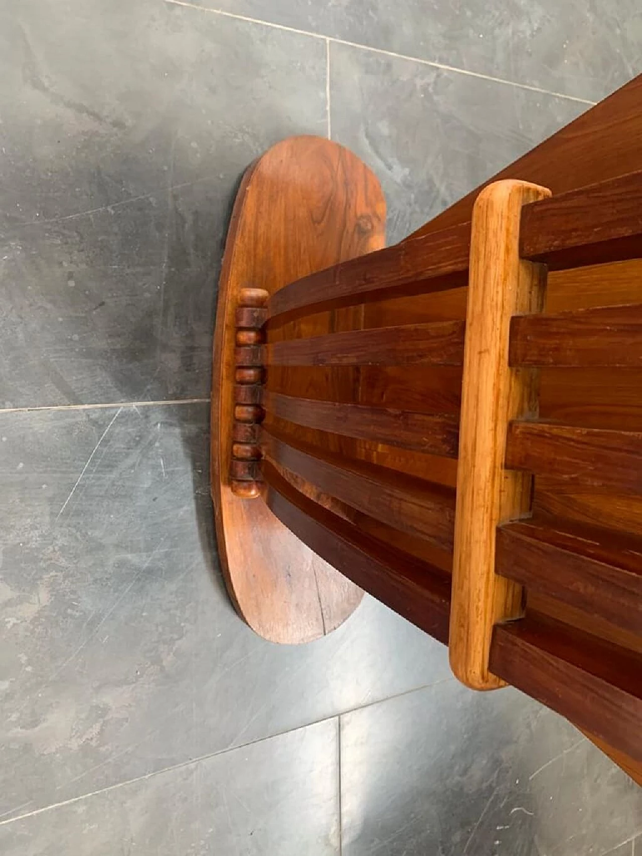 Art Deco maple, walnut and rosewood console, 1930s 12