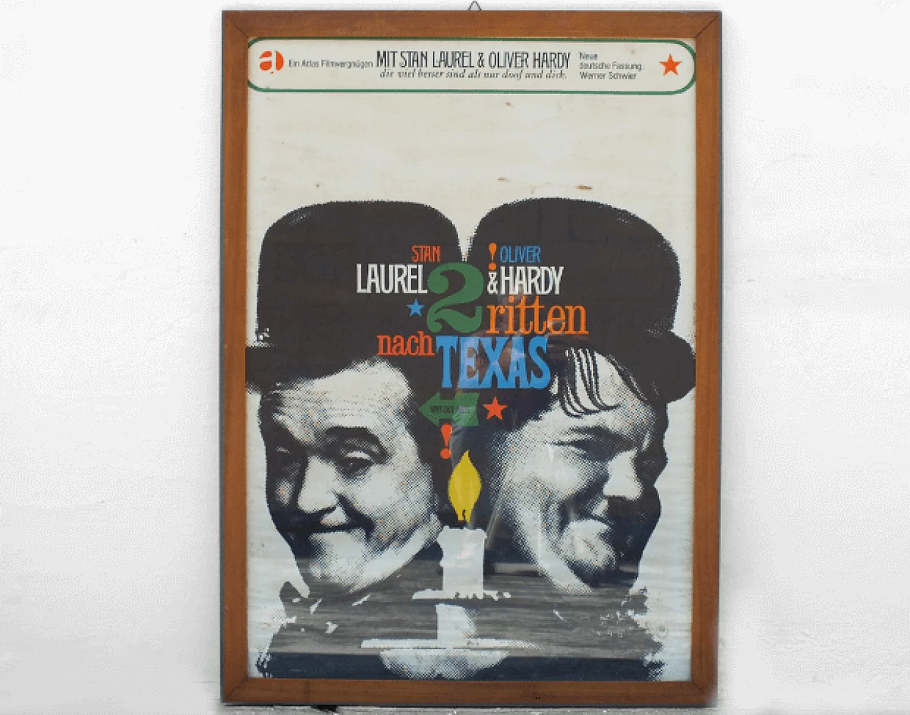 Laurel & Hardy - Zwei ritten nach Texas movie poster, 1960s 3