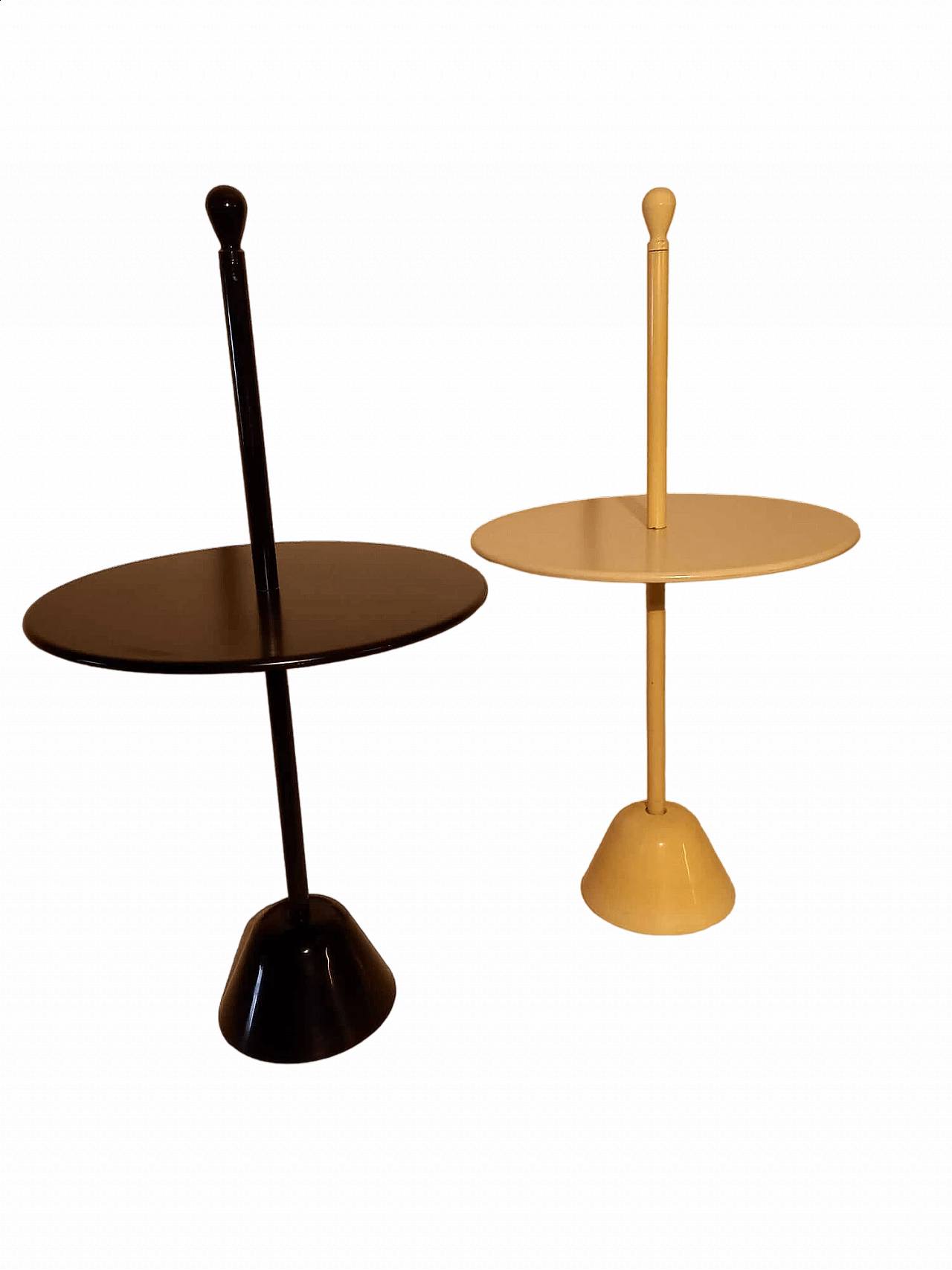 Pair of Servomuto coffee tables by Achille Castiglioni for Zanotta, 1980s 4