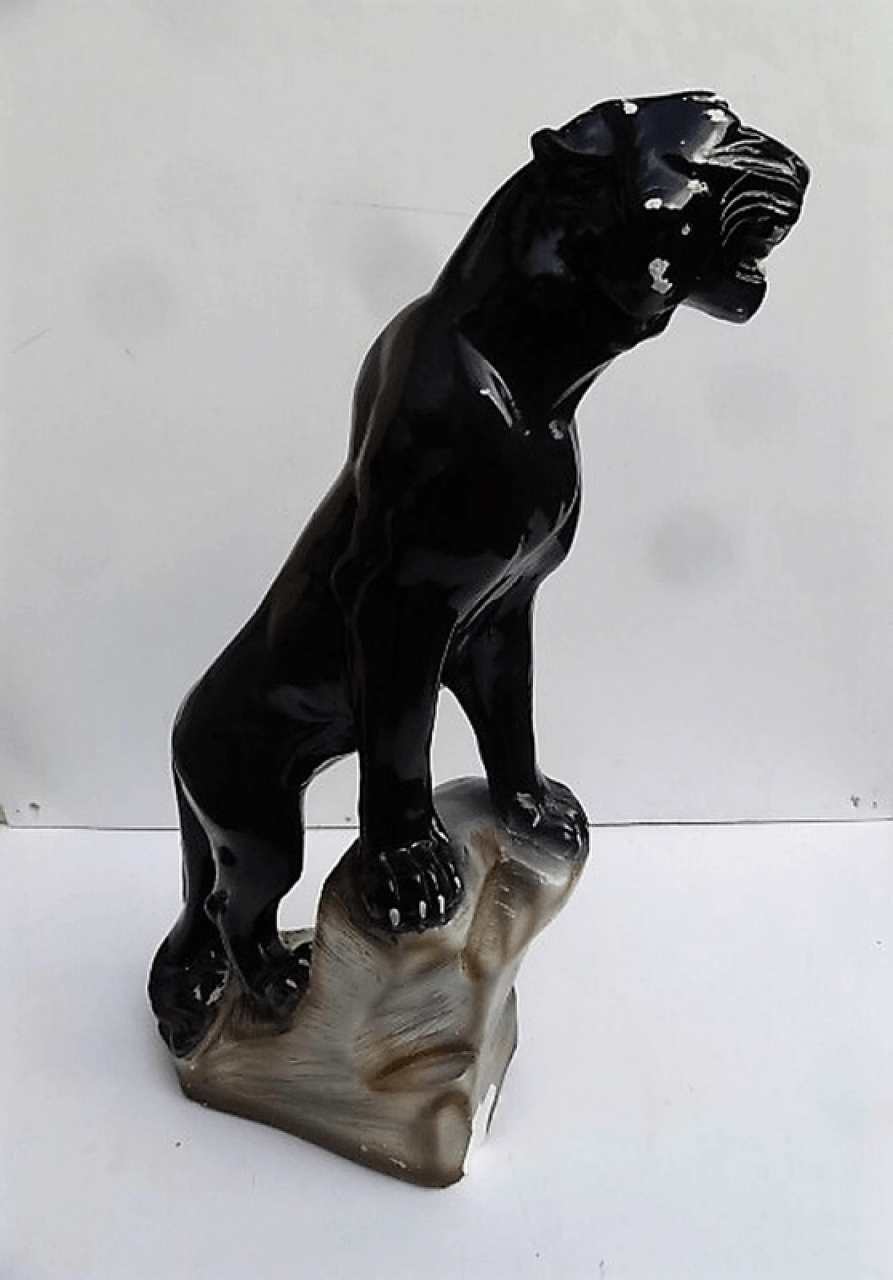 Panther, ceramic sculpture, 1950s 2