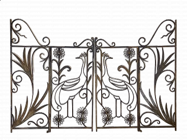 Wrought iron gate, 1970s