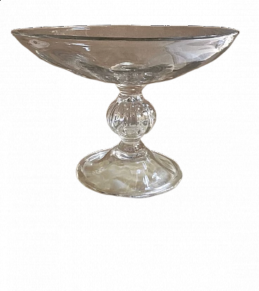 Blown glass riser, 19th century