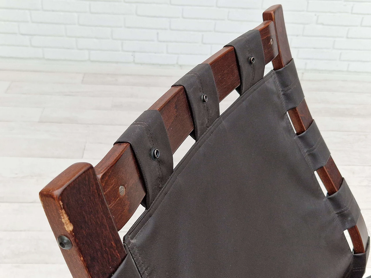 Kengu armchair by Else and Nordahl Solheim for Rybo Rykken, 1970s 15