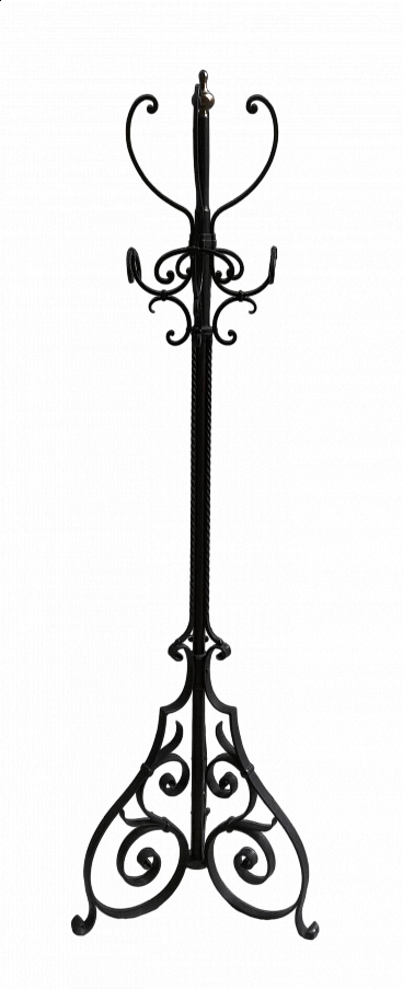 Wrought iron coat stand, 1920s