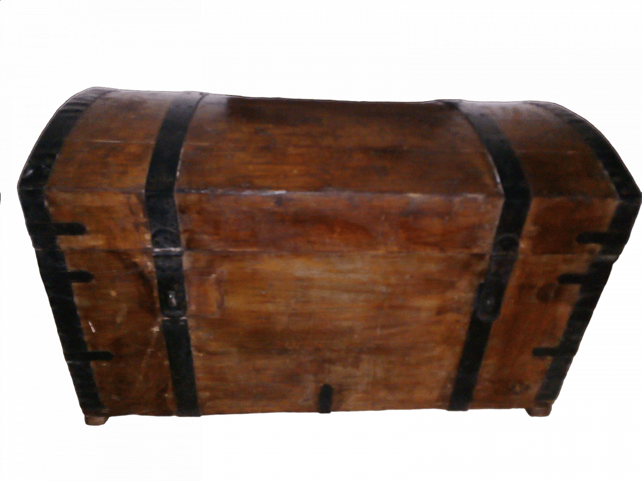 Baule in noce e ferro, '800 5