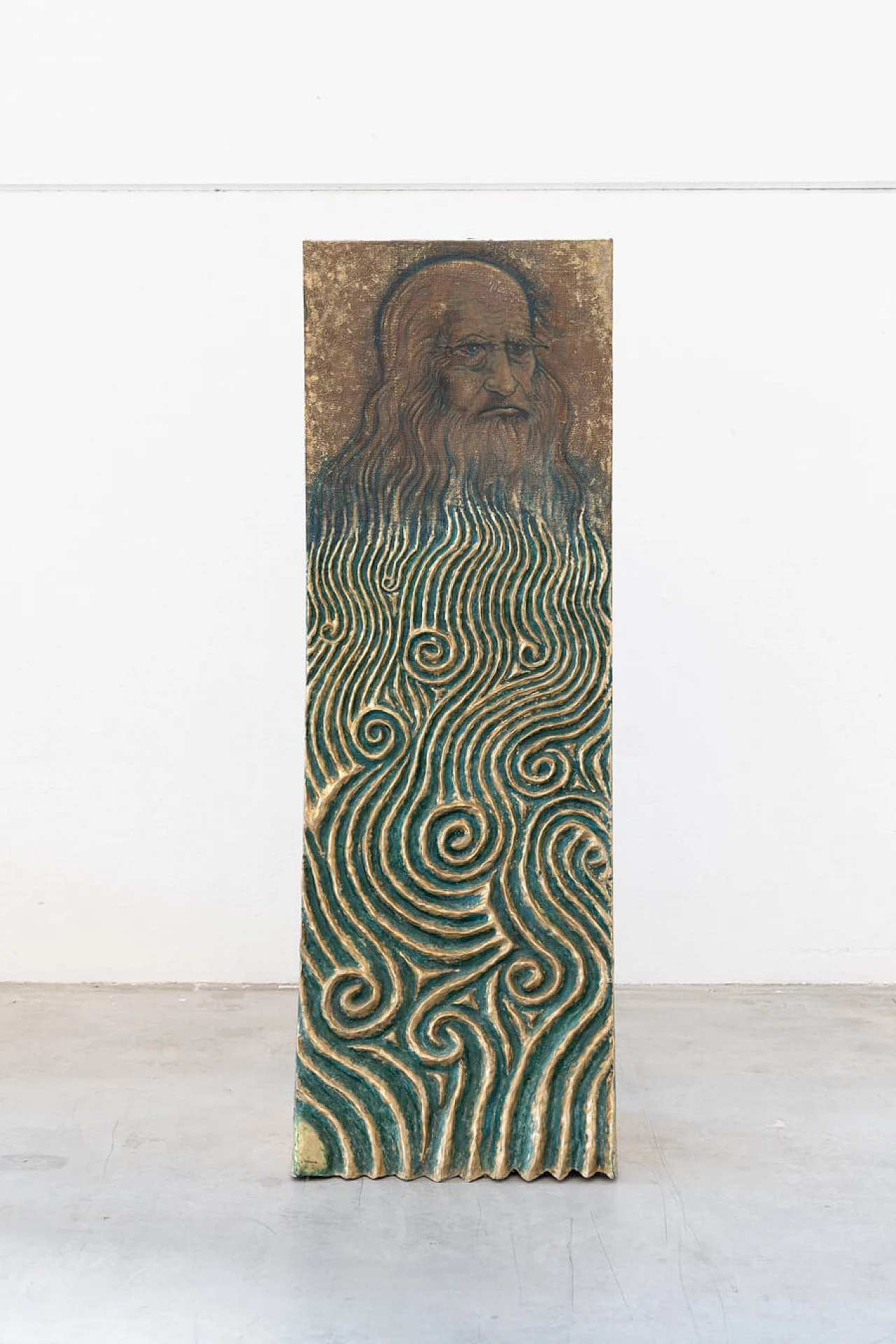 Nicola Tuniz, Leonardo Da Vinci sculpture, 2019 1