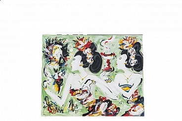 Japanese geisha painting, 2000s