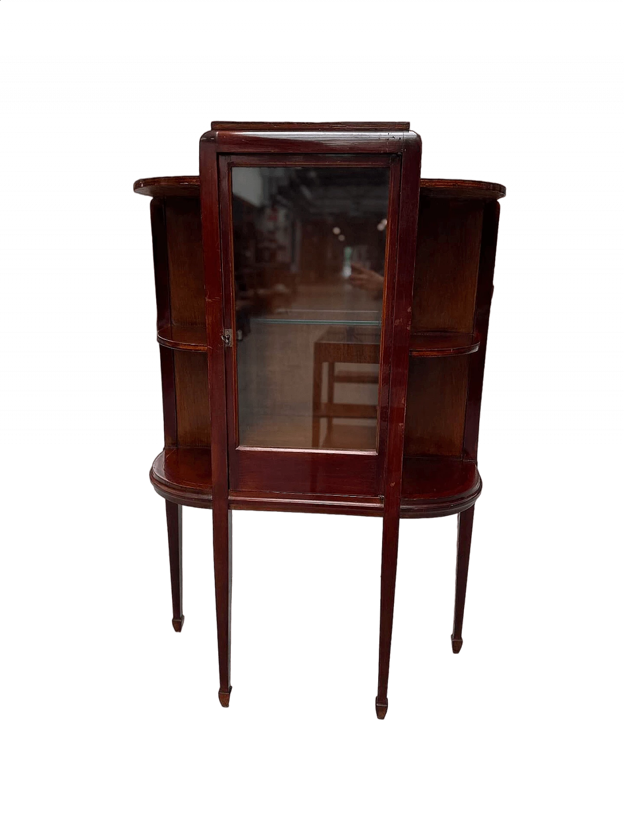 Mobile in legno con vetrinetta, metà '900 5