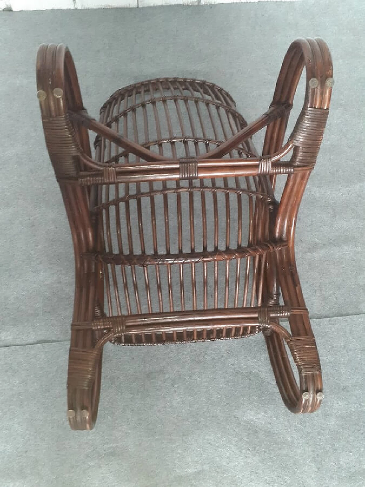 Poltrona in bambù, anni '60 1