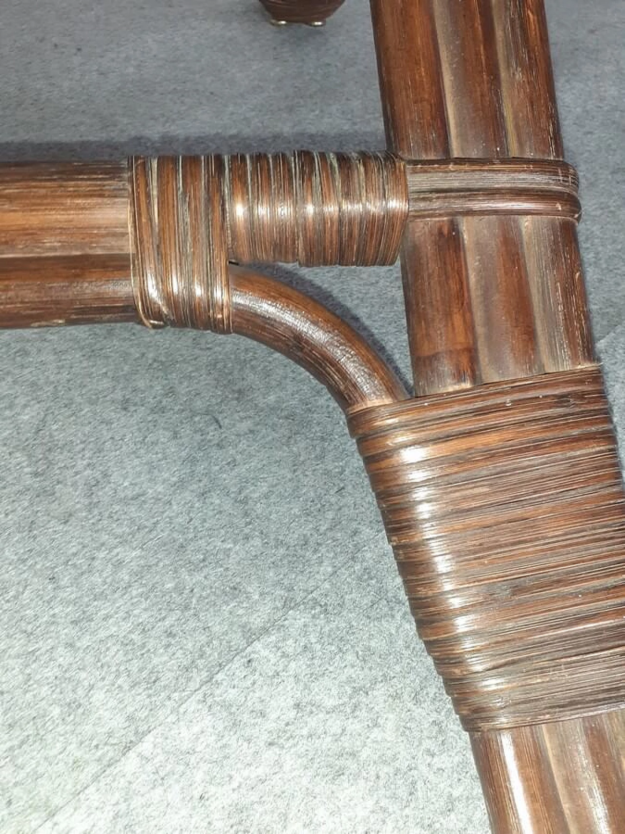 Poltrona in bambù, anni '60 7