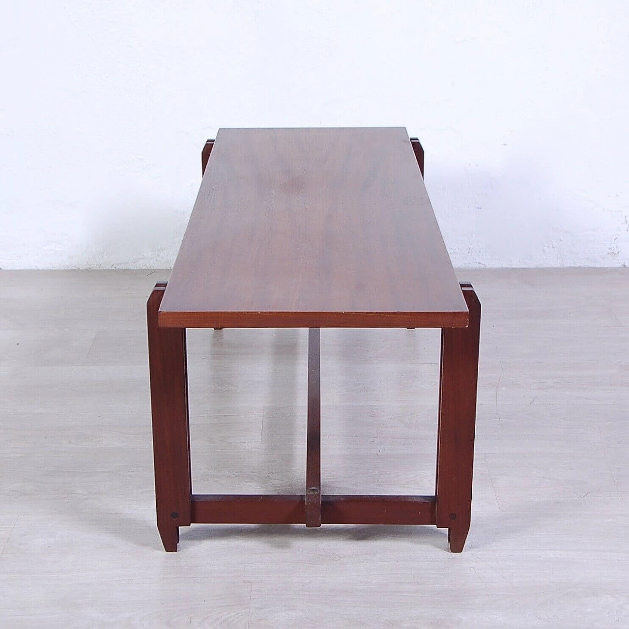 Panca o tavolino in legno nello stile di Ico Parisi, anni '50 6