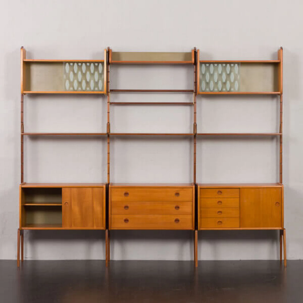 Ergo 3-compartment wall cabinet by John Texmon and Einar Blindheim for Blindheim Mobelfabrikk, 1960s 5